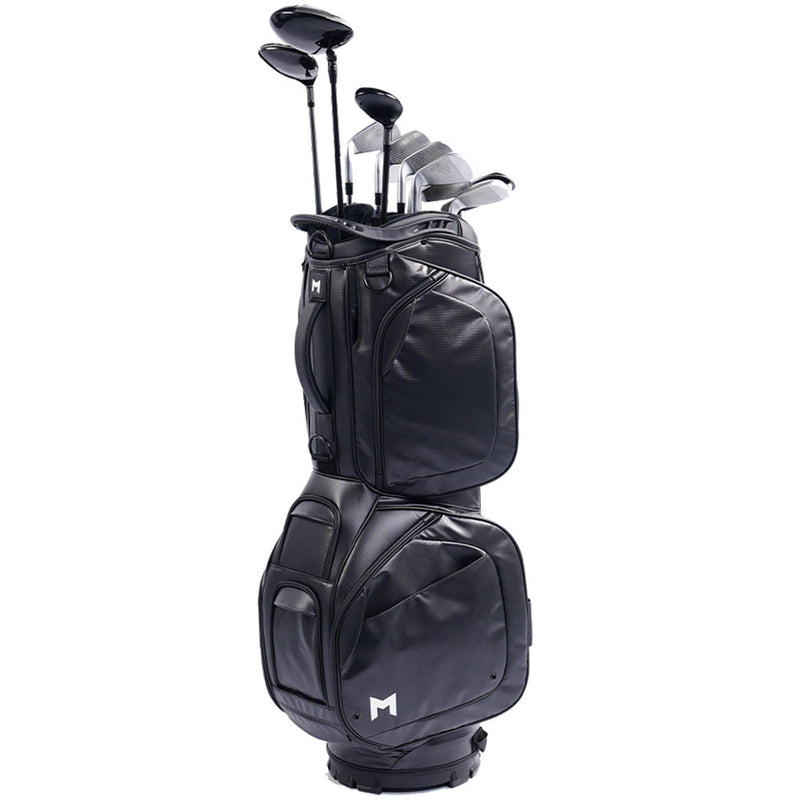 Minimal Golf Gaia TE1 9.5" Cart Bag - Stealth Black