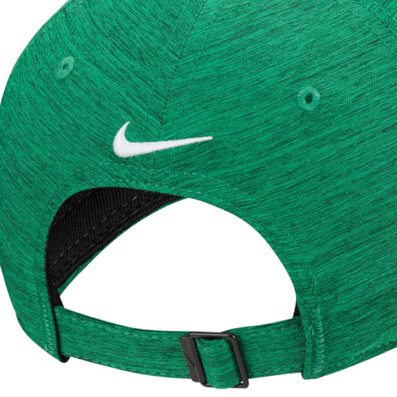 Nike Dri-FIT Club Structured Heathered Cap - Stadium Green/Vintage Green/White