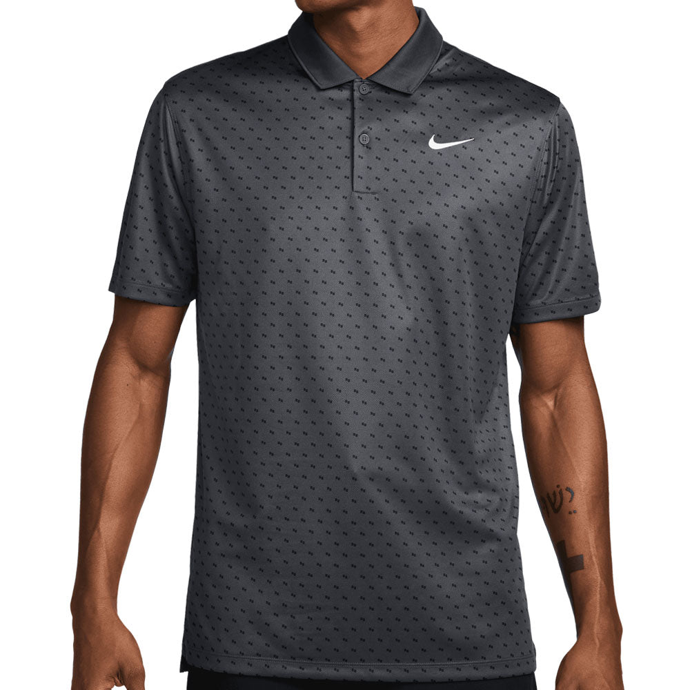 Nike Dri-Fit Victory+ Polo Shirt Anthracite/Wolf Grey/White
