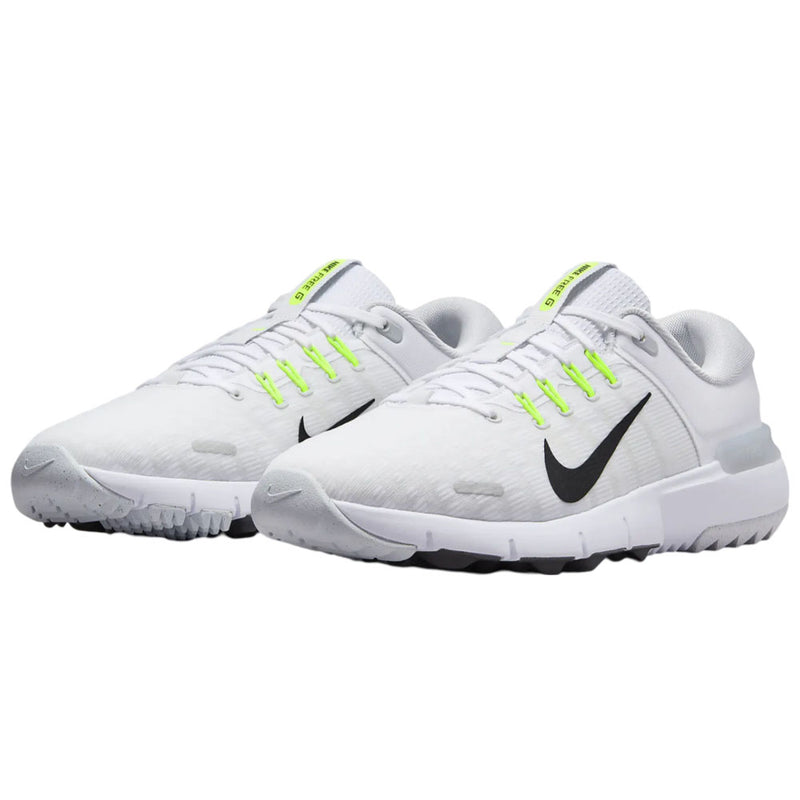 Nike Free Golf NN Spikeless Shoes - White/Pure Platinum/Wolf Grey/Black