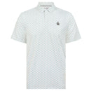 Original Penguin All-Over Lifesaver Print Polo Shirt - Bright White