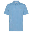 Original Penguin Pete’s Bowtie Print Polo Shirt - Blue Grotto