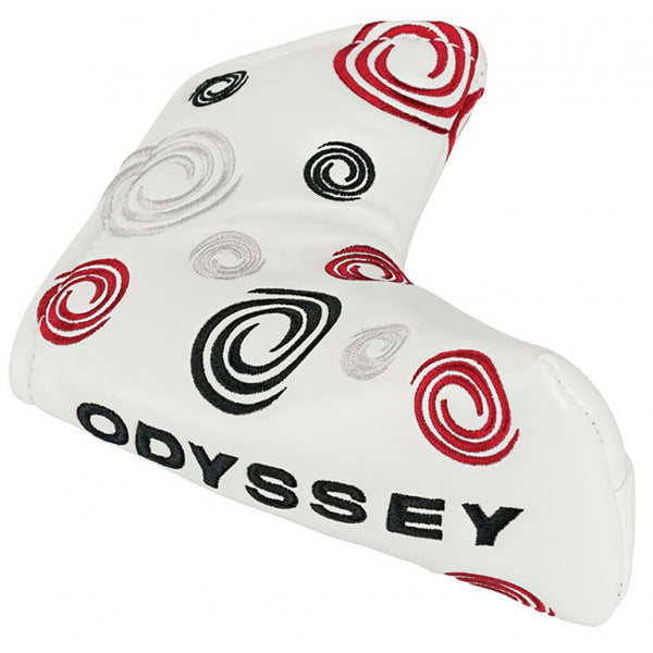 Odyssey Blade Swirl Blade Putter Headcover - White