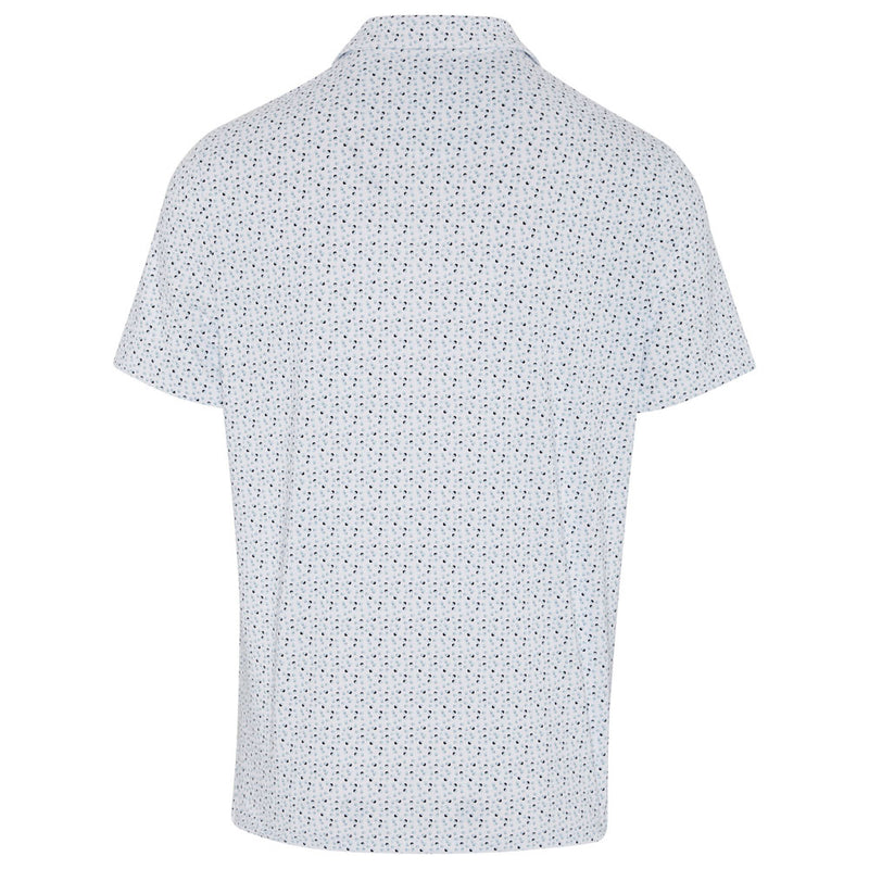 Original Penguin All Over Golf Ball Print Polo Shirt - Bright White