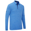 Ping Creek Polo Shirt - Tidal Blue Melange