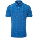 Ping Geo-Camo Polo Shirt - Tidal Blue