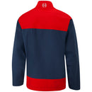Ping AquaDrive Waterproof 1/2 Zip Jacket - Oxford Blue/Classic Red