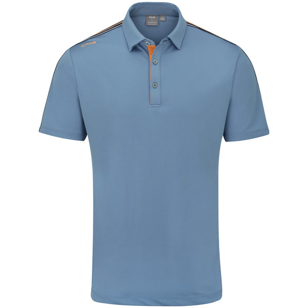Ping Inver Polo Shirt - Coronet Blue Multi