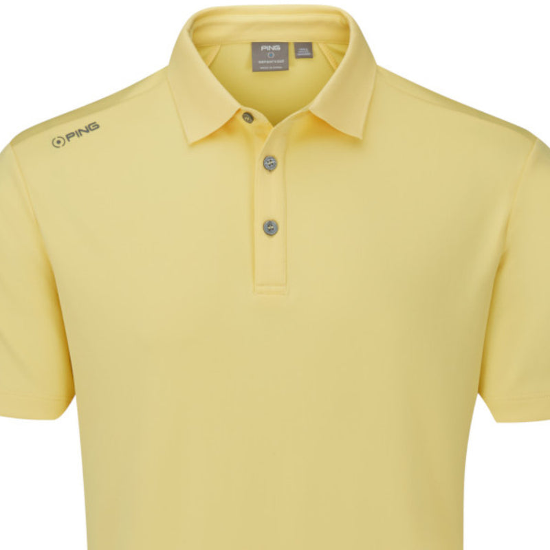 Ping Lindum Polo Shirt - Lemon