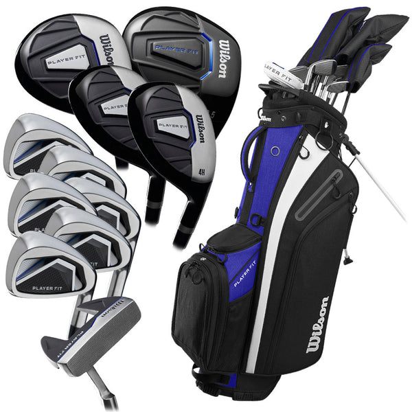 Wilson Player Fit 12-Piece Stand Bag Package Set - Steel