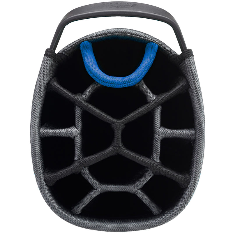 PowaKaddy DLX-Lite Cart Bag - Gun Metal/Blue Trim