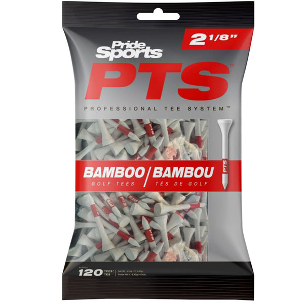 Pride PTS Bamboo 2 1/8" Tees 120 Pack - Red