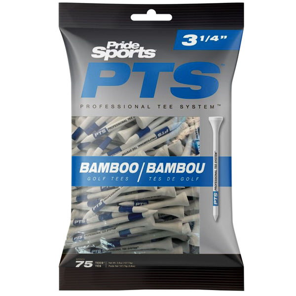 Pride PTS Bamboo 3 1/4" Tees 75 Pack - Blue