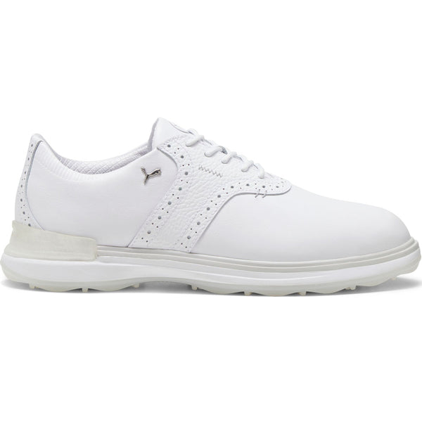 Puma Avant Spikeless Waterproof Shoes - White/Ash Gray/White