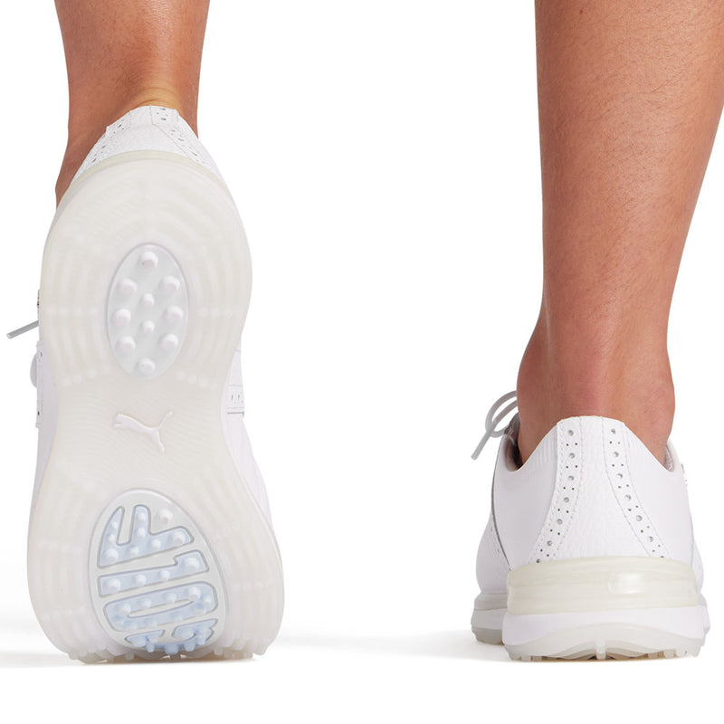 Puma Avant Spikeless Waterproof Shoes - White/Ash Gray/White