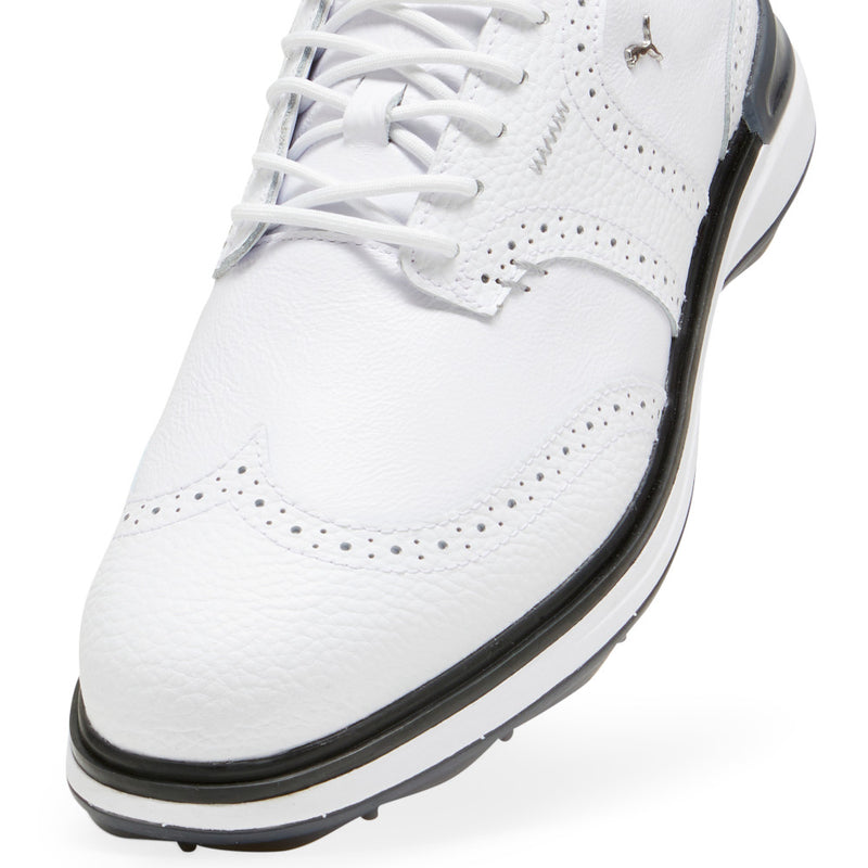 Puma Avant Wingtip Spikeless Waterproof Shoes - White/White