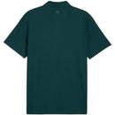 Puma MATTR Houndstooth Polo Shirt - Green Terrain