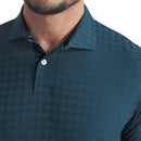 Puma MATTR Houndstooth Polo Shirt - Green Terrain