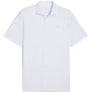 Puma MATTR Houndstooth Polo Shirt - White Glow