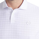 Puma MATTR Houndstooth Polo Shirt - White Glow