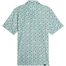 Puma MATTR Port Polo Shirt - Green Terrain/White Glow
