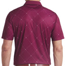 Puma Pure 2.0 Argyle Polo Shirt - Ruby Shimmer/White Glow