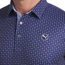 Puma Pure 2.0 Circle Cat Polo Shirt - Deep Navy/White Glow