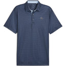 Puma Pure 2.0 Circle Cat Polo Shirt - Deep Navy/White Glow