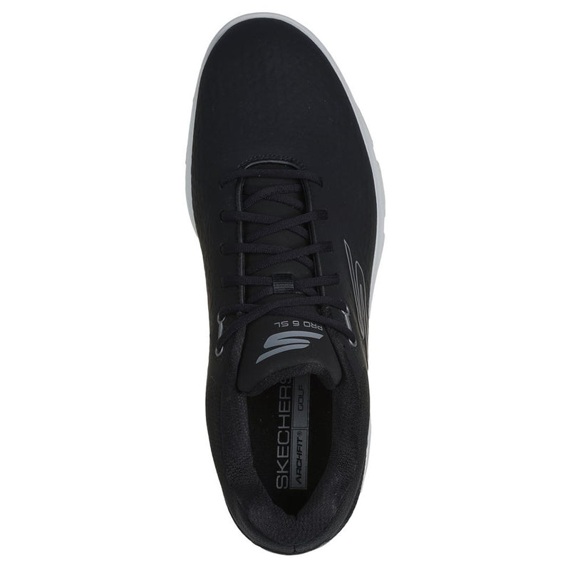 Skechers Go Golf Pro 6 Waterproof Spikeless Shoes - Black/Grey
