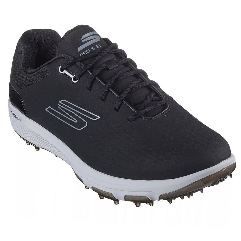 Skechers Go Golf Pro 6 Waterproof Spikeless Shoes - Black/Grey