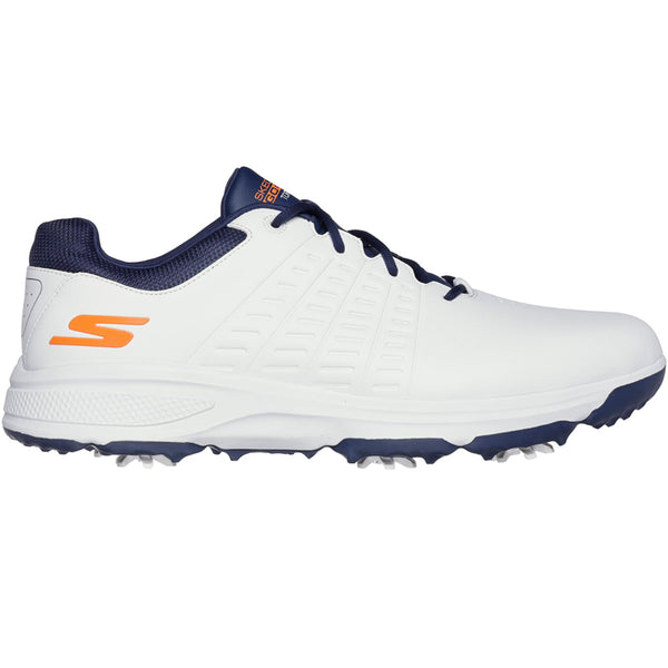 Skechers Go Golf Torque 2 Spiked Waterproof Shoes - White/Navy/Orange