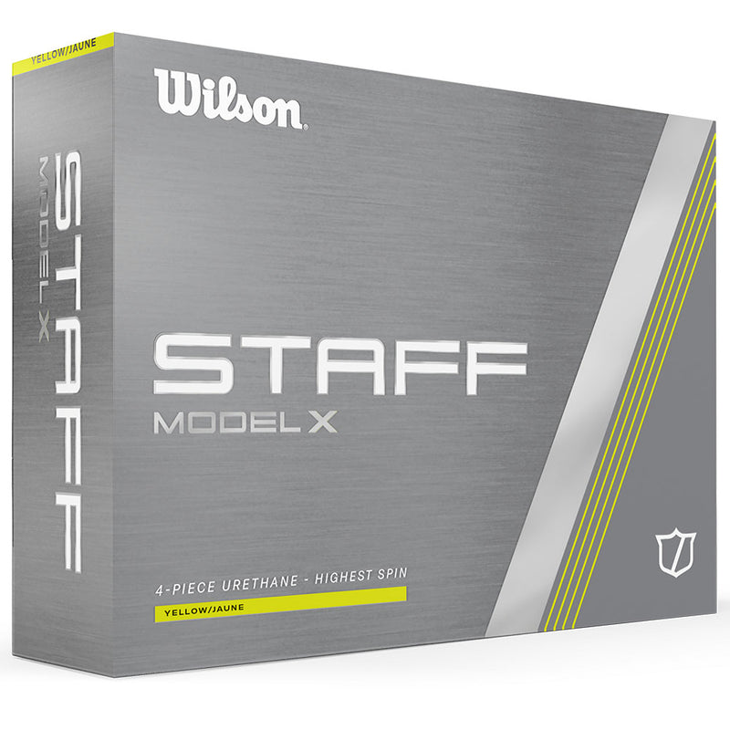 Wilson Staff Model X Golf Balls - Yellow - 12 Pack