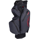 Sun Mountain H2NO Staff Waterproof Cart Bag - Black/Steel/Red