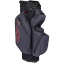 Sun Mountain H2NO Staff Waterproof Cart Bag - Black/Steel/Red