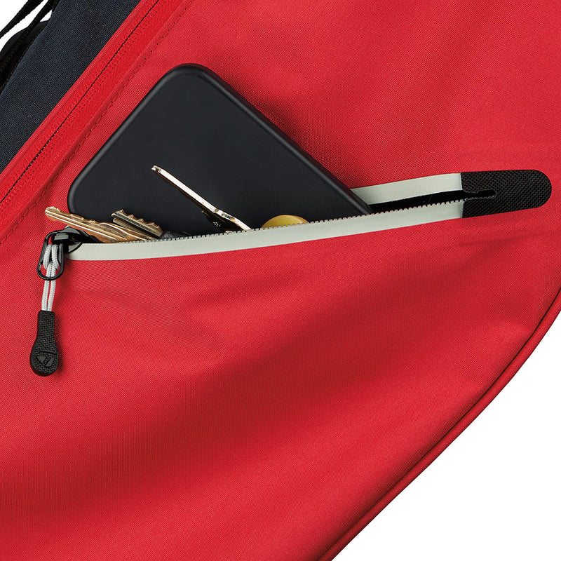 TaylorMade Flextech Carry Stand Bag - Dark Navy/Red
