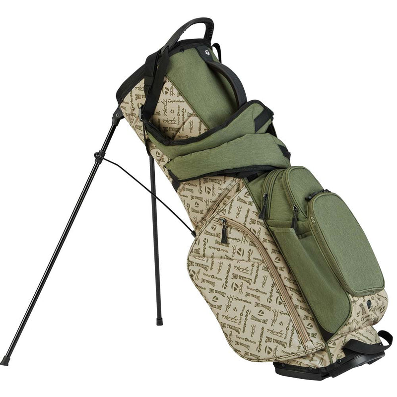 TaylorMade Flextech Crossover Stand Bag - Sage/Tan Print