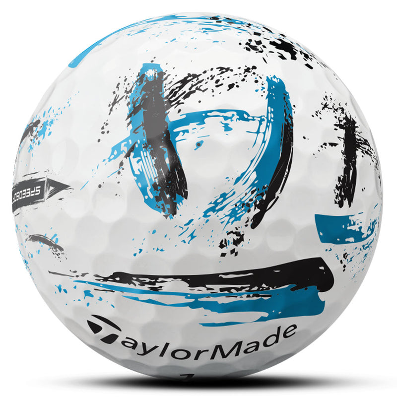 TaylorMade SpeedSoft Golf Balls - Ink Blue - 12 Pack
