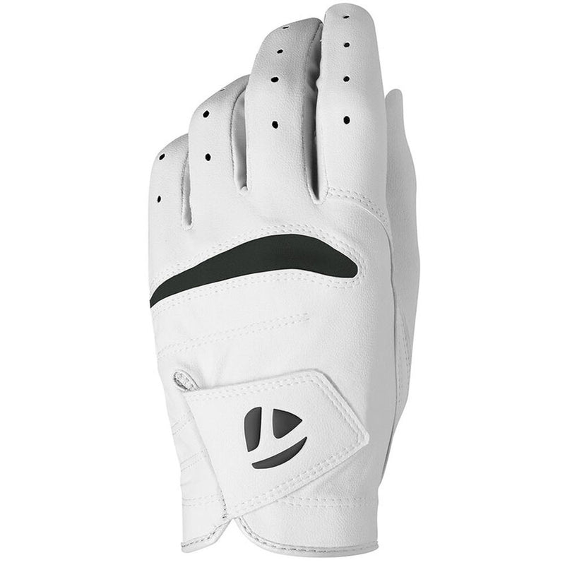 TaylorMade Stratus Soft Leather Golf Glove - White