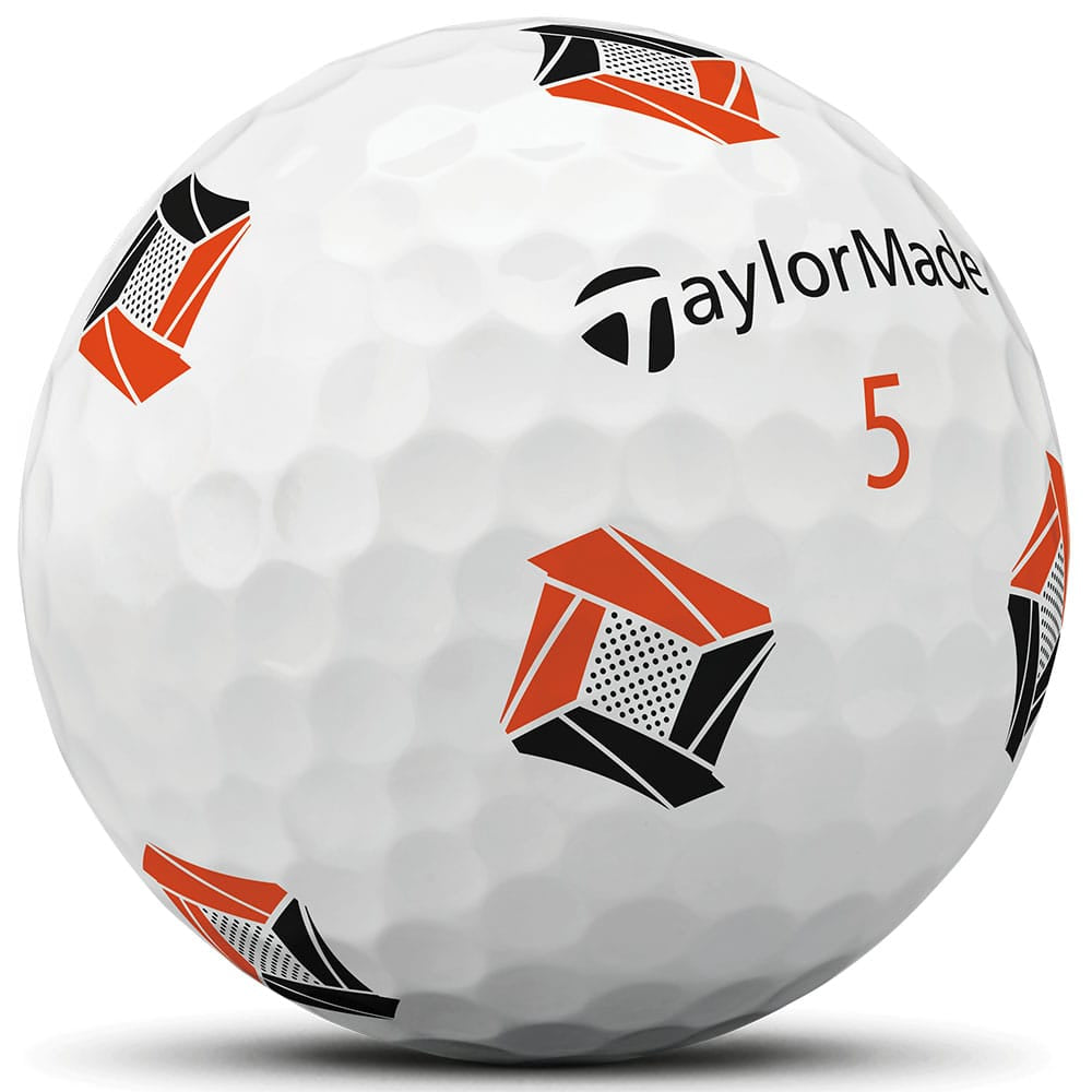 TaylorMade TP5x Pix Golf Balls - White - 3 Ball Sleeve