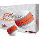 TaylorMade Tour Response Stripe Golf Balls - Orange - 12 Pack