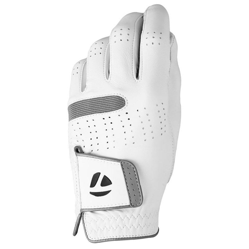 TaylorMade Tour Preferred Flex Leather Golf Glove - White