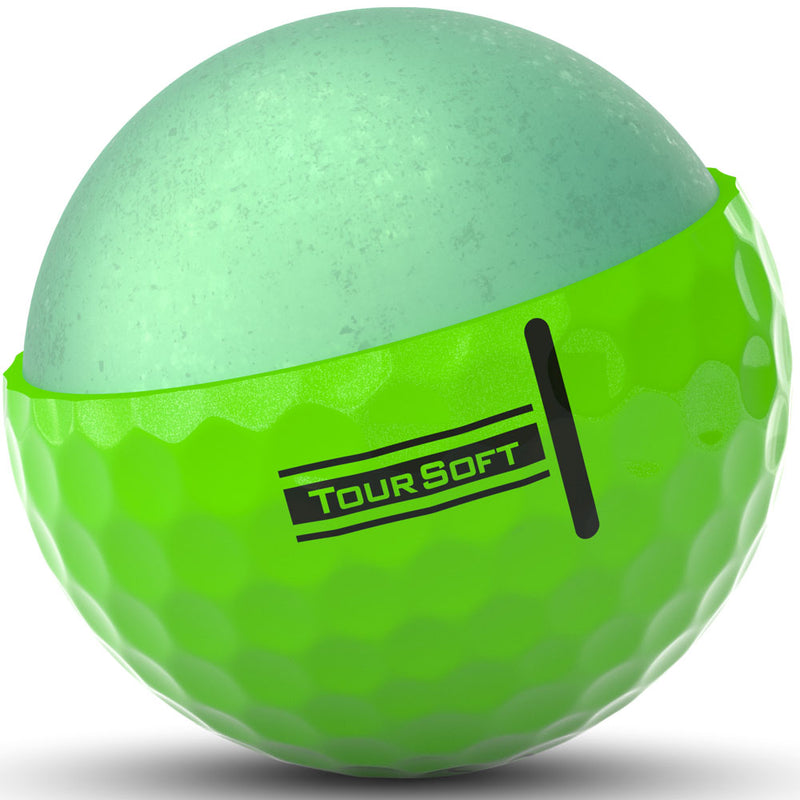 Titleist Tour Soft Golf Balls - Green - 12 Pack