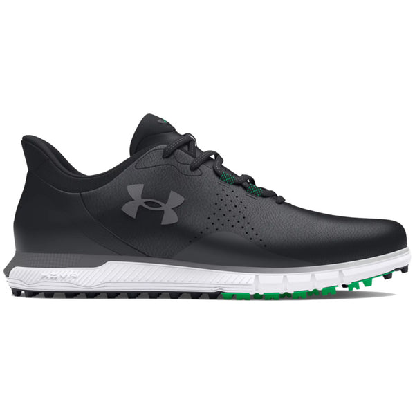 Under Armour Drive Fade Spikeless Waterproof Shoes - Black/Black/Titan Gray