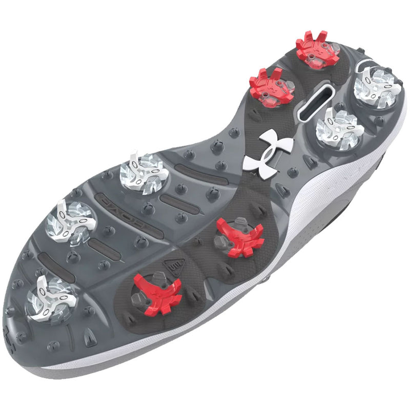 Under Armour Drive Pro Spiked Waterproof Shoes Wide - Mod Gray/Castlerock/Castlerock