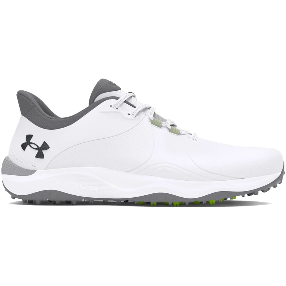 CHAUSSURE SANS CRAMPON UNDER ARMOUR - DRIVE PRO WHITE METALLIC GUN MET