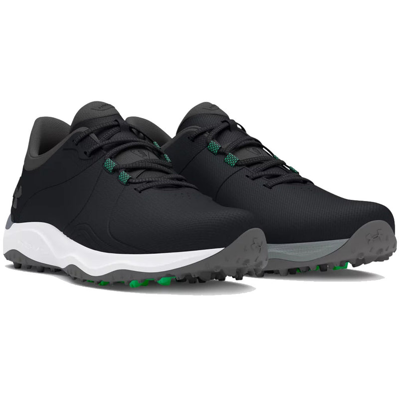 Under Armour Drive Pro Spikeless Waterproof Shoes Wide - Black/Black/Titan Gray