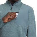 Under Armour Drive Sweaterfleece 1/2 Zip Pullover - Jasper Blue/Serpentine/Jasper Blue