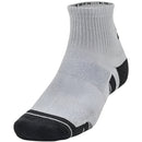 Under Armour Performance Tech Quarter Socks (3 Pairs) - Mod Gray/White/Jet Gray