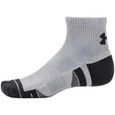 Under Armour Performance Tech Quarter Socks (3 Pairs) - Mod Gray/White/Jet Gray