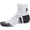 Under Armour Performance Tech Quarter Socks (3 Pairs) - White/White/Jet Gray